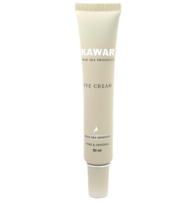 Dead Sea Eye Cream with Retinol, Collagen, Argan Oil & Caffeine, Targets Dark Circles, Puffiness & Fine Lines, Enriched with Dead Sea Minerals, Vegan Eye Cream for Women & Men, 1 oz