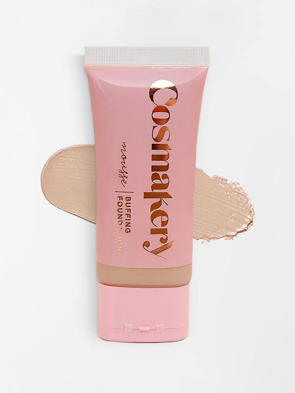 Foundation for Light to Full Coverage - Mousse Liquid Makeup Foundation for Uneven Skin Tone - Diverse Skin Types Mature, Dry, Oily - Oil-free, Cruelty-free (Light Medium)