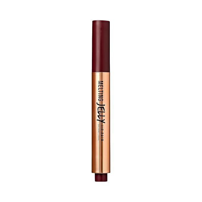KISS NEW YORK Professional Melting Jelly Lip Balm, High Shine & Moisturizing Lip Stick, Long Lasting, Plumping Effect Look, Non-Sticky & Not Cakey, Easy Application & Natural Coverage (Mocha)