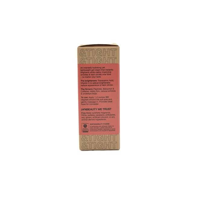 iNNBEAUTY PROJECT Bright & Tight Dark Circle Firming Eye Cream with Vitamin C & Peptides 0.5 oz / 15 mL