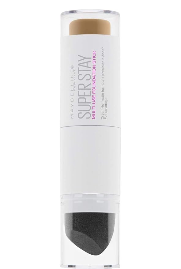 Maybelline New York Super Stay Foundation Stick for Normal To Oily Skin, Warm sun, 0.25 Ounce