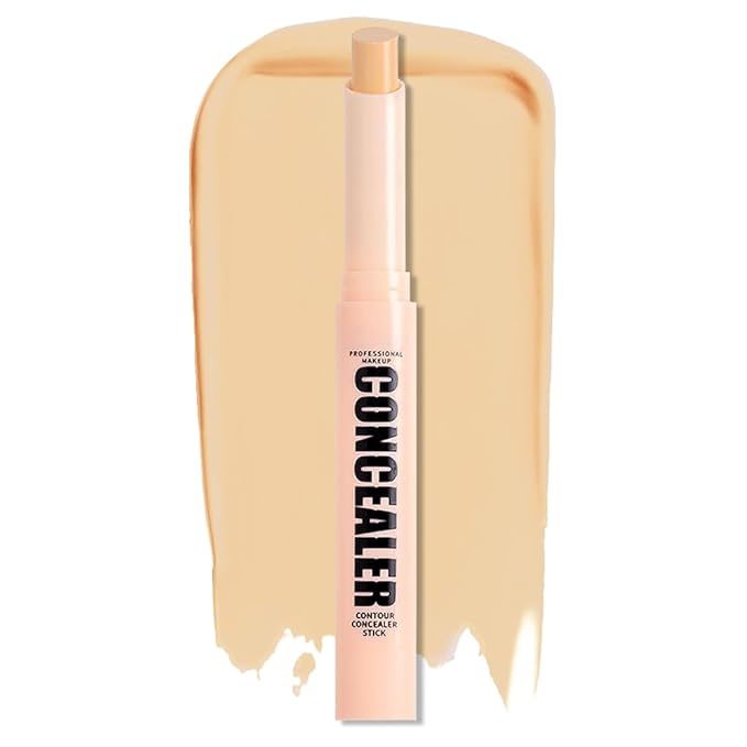 Kaely PROFESSIONAL MAKEUP Correcting Concealer Stick,Medium Coverage Concealer Crayon,under Eye Brightener Concealer for Dark Circles,corrector de ojeras,Lightweight,Vegan,04 VANILLA
