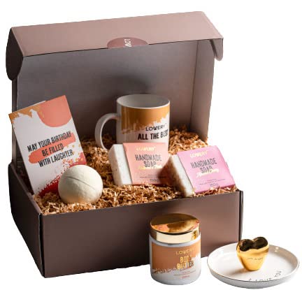 Gift for Women, Personalized Gifts for Her, Funny Thank You Gift, Inspirational Gifts for Female Wife Mom Sister Coworker Mother Best Friend Girlfriend, Unique Happy Birthday, Spa Gift Set