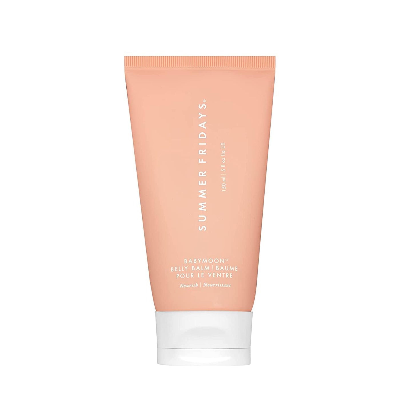 Summer Fridays Babymoon Belly Balm - Nourishing Body Balm with Vitamin E to Help Reduce the Appearance of Stretch Marks & Dry Skin (5 Fl Oz)