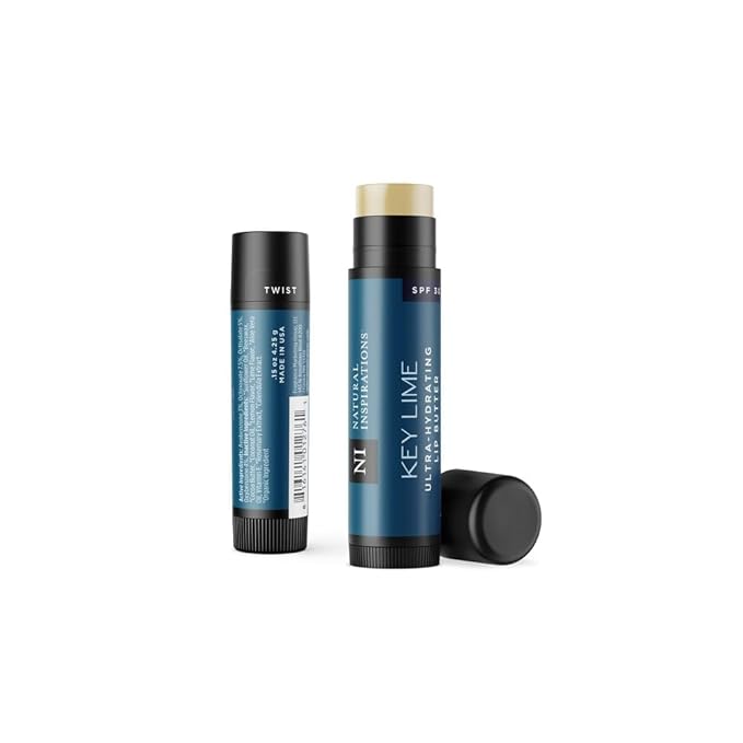 Natural Inspirations Ultra Hydrating SPF 30 Lip Butter 6 Piece Set, Key Lime