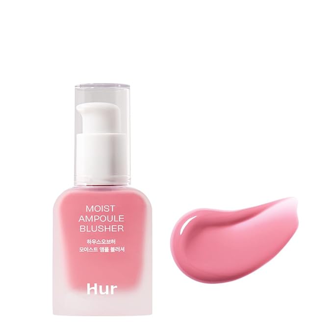 Moist Ampoule Blusher, Buildable Water-based Formula, Infused with over 50% moisture essence, no tackiness, long-lasting moisture, weightless feel (06 Cherry Blossom, 20ml)
