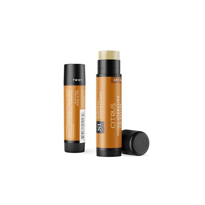 Natural Inspirations Ultra Hydrating SPF 30 Lip Butter 6 Piece Set - Citrus