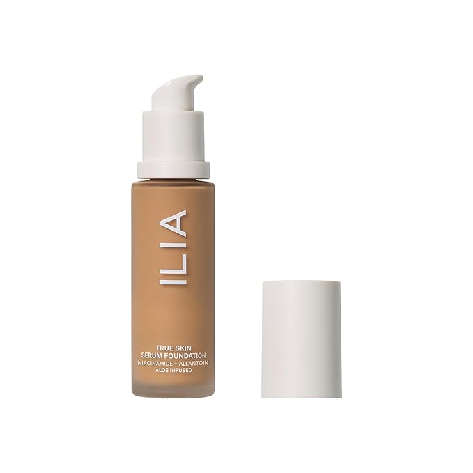 ILIA - True Skin Serum Foundation | Non-comedogenic, Cruelty-Free, Vegan, Weightless Feel, Buildable Coverage, Safe For Sensitive Skin (Senja SF9.25)