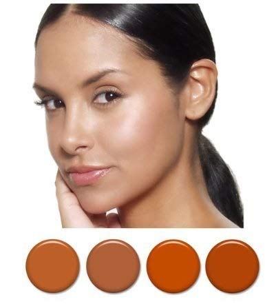 4pc TAN Complexion Professional Airbrush Cosmetic Makeup Set 1/2 oz bottles