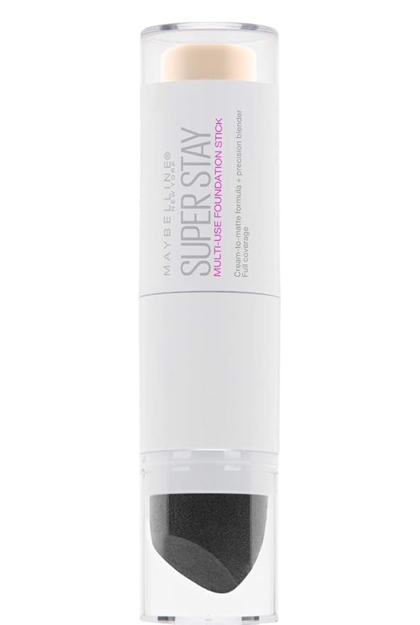 Maybelline New York Super Stay Foundation Stick for Normal To Oily Skin, Fair Porcelain, 0.25 Ounce