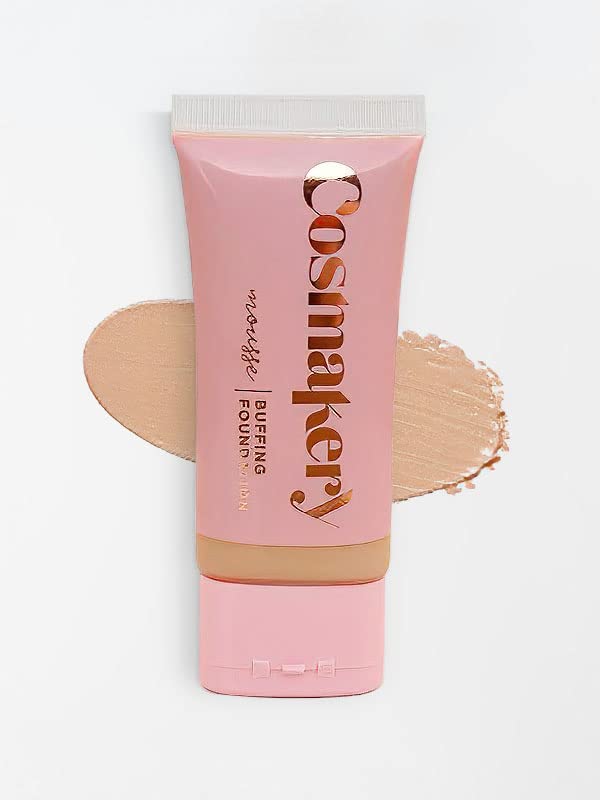 Foundation for Light to Full Coverage - Mousse Liquid Makeup Foundation for Uneven Skin Tone - Diverse Skin Types Mature, Dry, Oily - Oil-free, Cruelty-free (Medium)