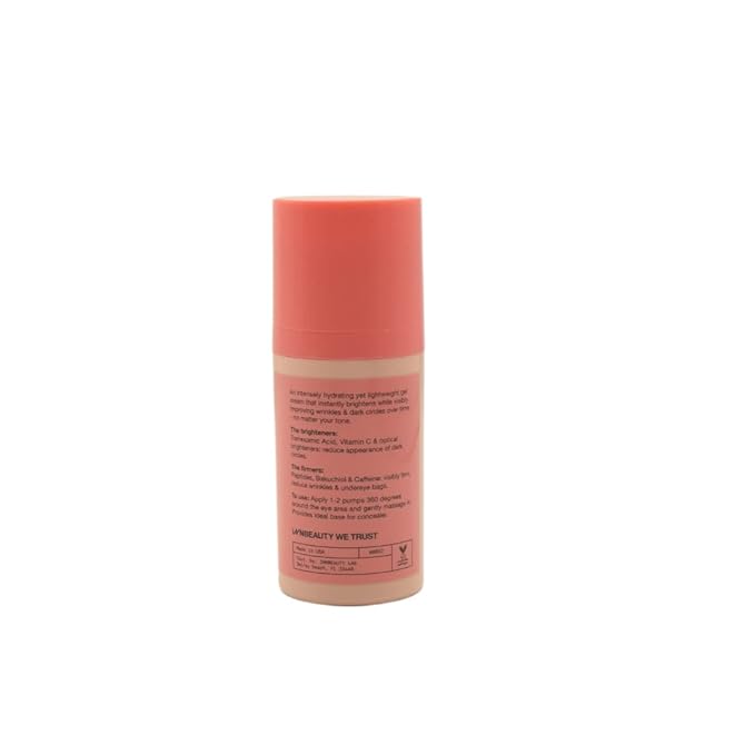 iNNBEAUTY PROJECT Bright & Tight Dark Circle Firming Eye Cream with Vitamin C & Peptides 0.5 oz / 15 mL