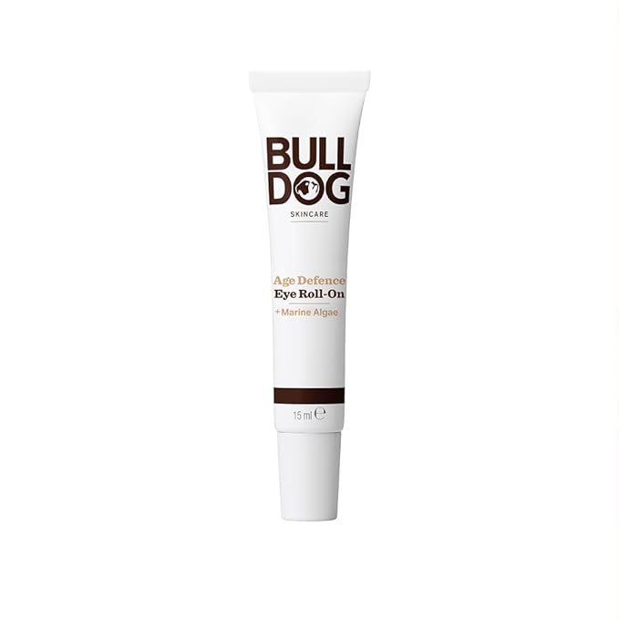 Bulldog Skincare Eye Roll On for Men, Age Defence, Rose, 15 ml