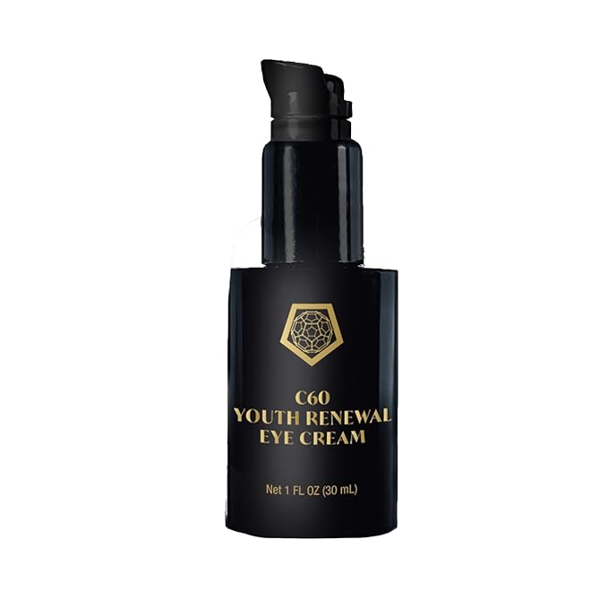 C60 Skincare - Age-Defying Antioxidant Protection - Reduce Wrinkles, Heal Skin, Non-Greasy - Face, Body, Bug Bites, Scarring - Organic Avocado Oil, 99.99% Pure (Regular, C60 Eye Cream)