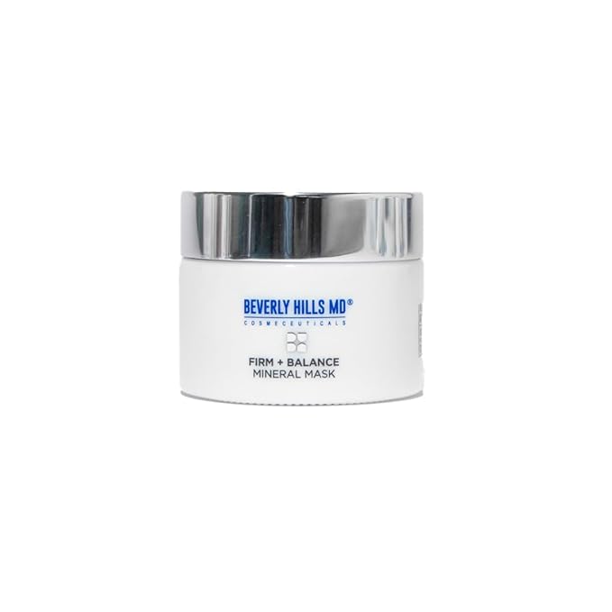 Firm + Balance Mineral Mask for Aging Skin- Exfoliating Clay Mask for Evening Complexion- Lift, Firm, Tighten Skin w/Pineapple & Papaya Enzymes, Tripeptides, Kakadu Plum