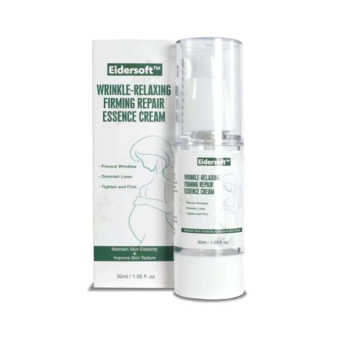 Wrinkle-Relaxing Firming Repair Essence Cream - Removes Maternity Stretch Marks, Prevents Wrinkles & Fine Lines, Nourishes & Rejuvenates Skin with Safe, Natural Formula