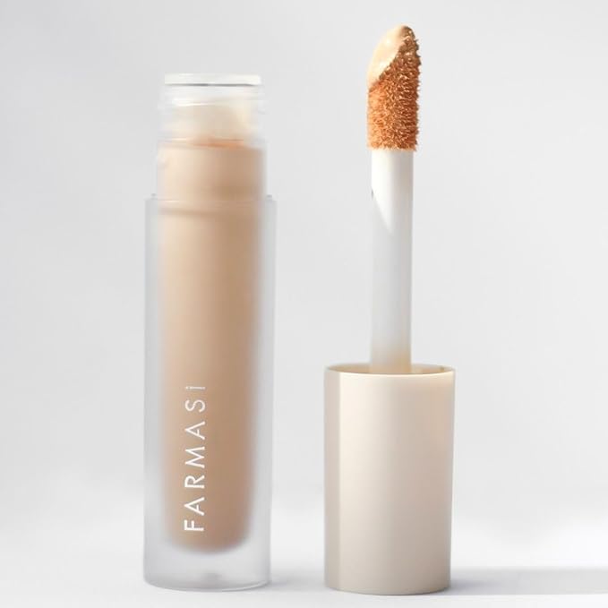 FARMASI Vfx Pro Liquid Concealer Makeup, All-in-one Full Coverage, Highly Pigmented Concealer for All Skin Type, Hide Shadows & Imperfections, Enhance Skin Fullness Foundation Concealer 0,24 Fl Oz N05