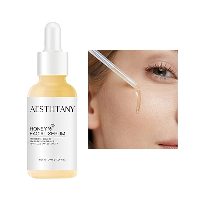 Honey Hyaluronic Acid Face Serum, 30ml / 1.06 fl.oz | Honey Purity 30% | Vit E - Anti Aging Facial Serum for Skin Care | Face Serum for Women | for All Skin Type