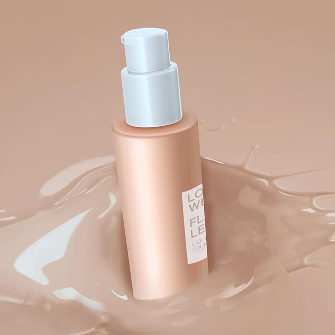 Liquid Foundation Makeup Natural True Skin Tone Full Coverage Concealer Flawless Complexion Blendable Longwear, 102, 1 fl. oz.