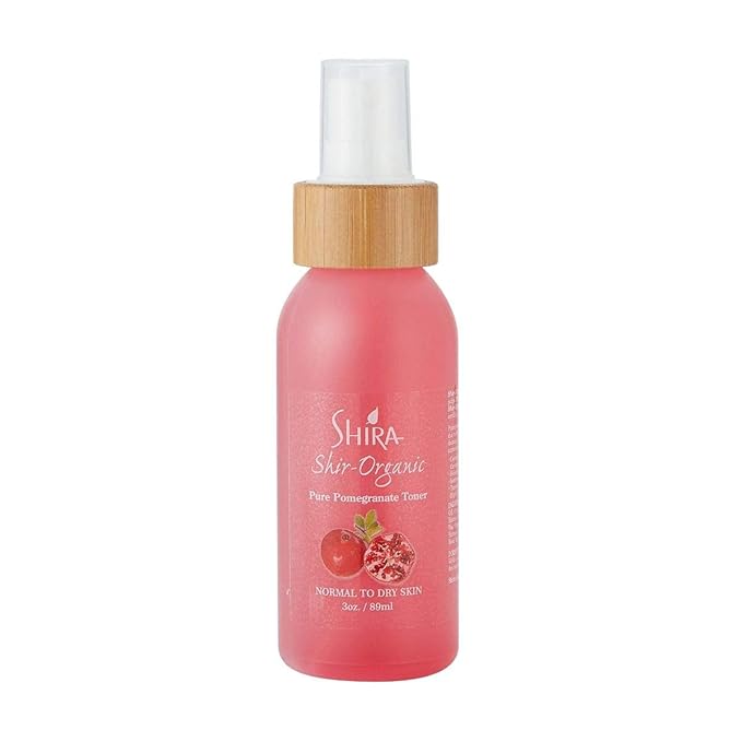 Shira Shir-Organic Trio for Normal to Dry Skin Care Kit for Healthy and Hydrated Skin With Coconut Oatmeal Cleanser(89ml) Pomegranate Toner (89ml) & Avocado Moisturizer(15ml)