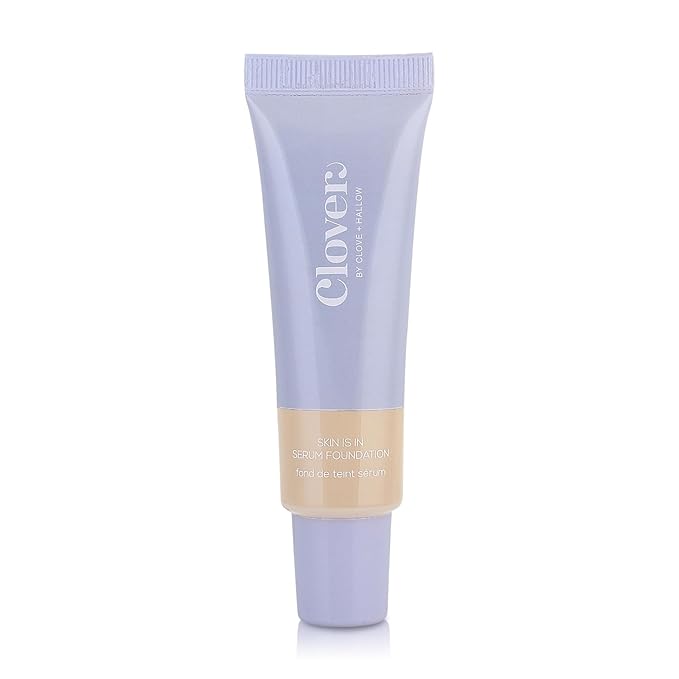 Clover Skin Is In Serum Foundation | Hydrating Face Serum, Lightweight Foundation, Cruelty-Free & Vegan | With Squalane And Sunflower Seed Wax | 30 ml - Shade 02 (Fair)
