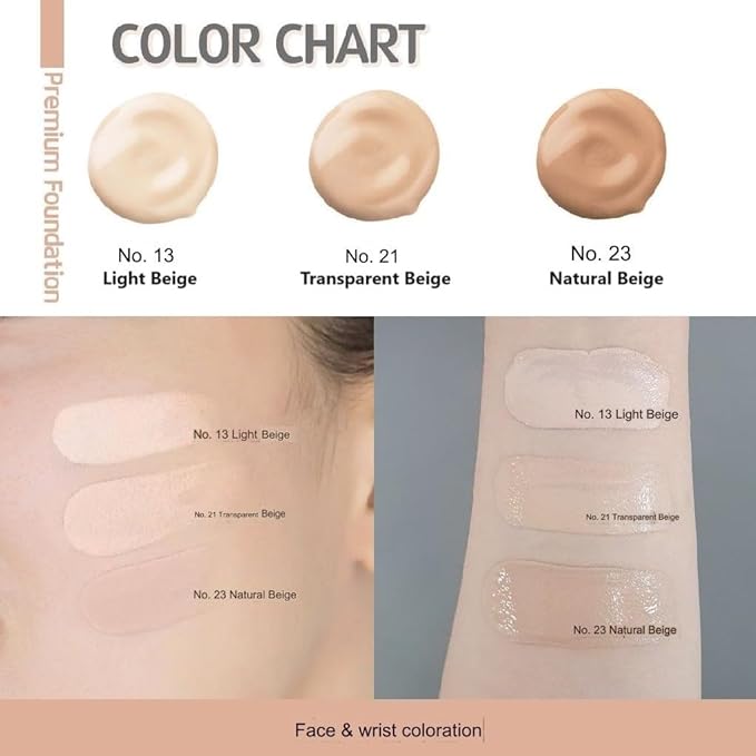 Enough Ultra X10 Cover Up Collagen Foundation, SPF50+ PA+++, 13 Light Beige, 3.53 oz (100 g)