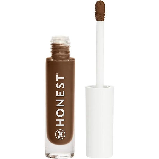 Honest Beauty Fresh Flex Concealer with Niacinamide + Vitamin E + Hyaluronic Acid | Vegan + Cruelty free | Java, 0.17 fl oz