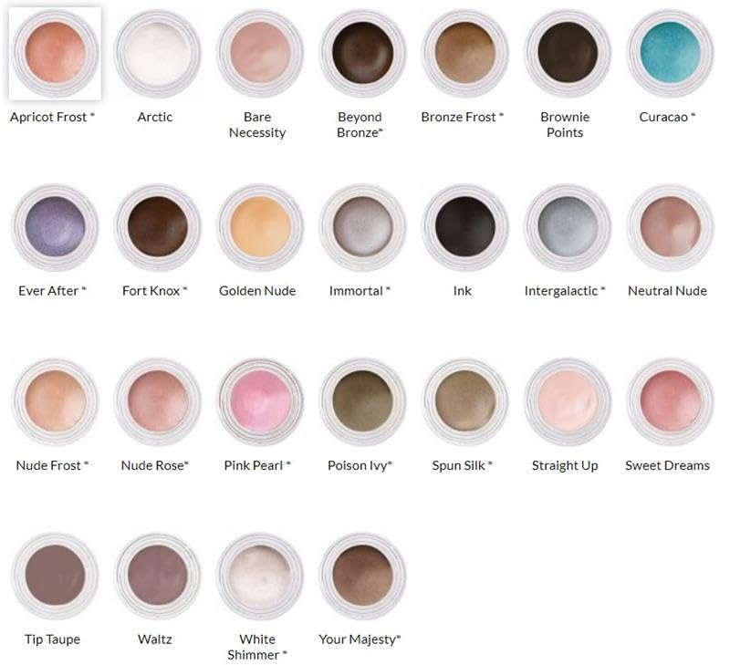 Jolie Waterproof Indelible Creme Eye Shadow 3g (Spun Silk) - Frosted