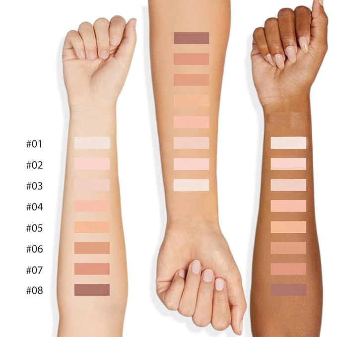 Oil Control Face Pressed Powder, Matte powder setting powder, long-lasting and waterproof loose powder, Flawless Lightweight Face Cosmetics, Cruelty-free, (01, 1 Pcs)