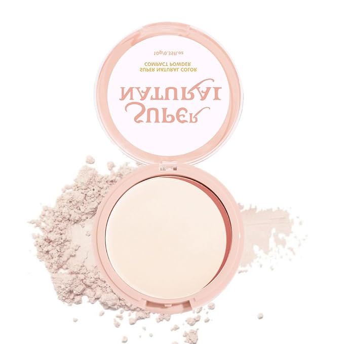 Oil Control Face Pressed Powder, Matte powder setting powder, long-lasting and waterproof loose powder, Flawless Lightweight Face Cosmetics, Cruelty-free, (01, 1 Pcs)