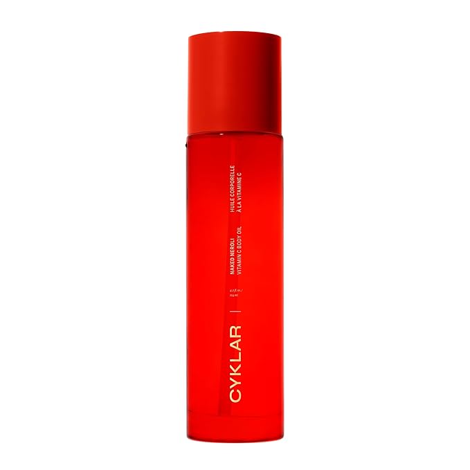 Vitamin C Body Oil for Women and Men. Moisturizing Naked Neroli Scented Body Serum for Glowing Skin. Nourishing, Hydrating After-Shower and Bath Skin Care Moisturizer, 4.2 Fl Oz