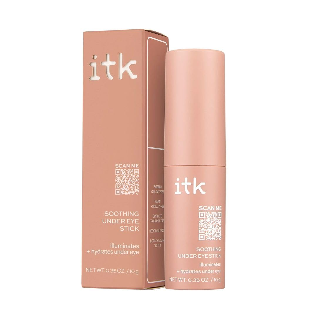 Skincare Caffeine + Aloe Vera Under Eye Stick Serum For Dark Circles - Anti Aging Moisturizer for Fine Lines + Wrinkles - Calms Redness - Hydrate, Brighten + Soothe Puffy Eyes