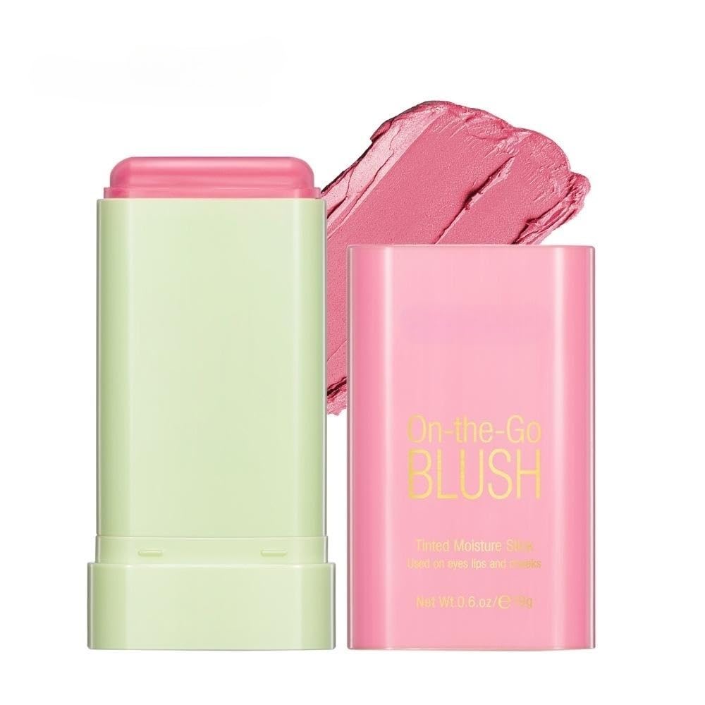 Blush Rare Beauty Liquid Blush Cream Blush Stick For Cheeks Natural Blendable Powder Blusher Stick On The Go Blush Brushes For Makeup Cheeks,Natural Waterproof, Long Lasting(pink)