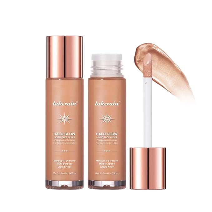 Halo Glow Liquid Face Filter, Complexion Booster For A Glowing, Soft-Focus Look, Infused With Hyaluronic Acid, Vegan & Cruelty-Free 1.06 OZ/31.5ml -04