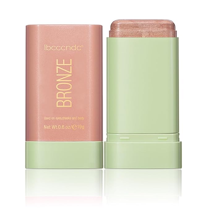 Multi-Use Makeup Blush Stick, Beauty Tinted Solid Blush Stick,Facial Contouring Highlight & Brighten Face Stick, Waterproof Moisturizer Stick, Suitable for All Skin (2#Soft Glow)