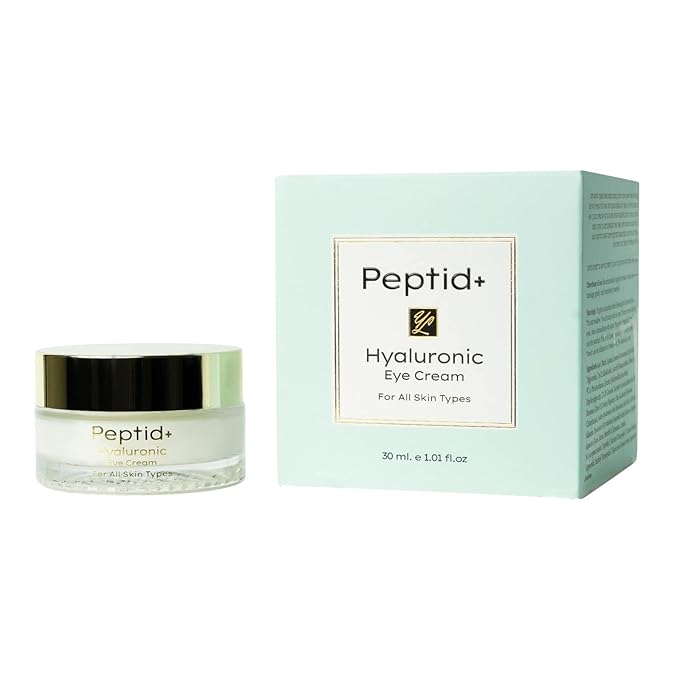 YL Hyaluronic Acid Eye Cream for All Skin Types, Moisturizing and Hydrating Under Eye Moisturizer for Dark Circles & Puffiness, Smooths Fine Lines (1 Fl Oz, 30 ml)