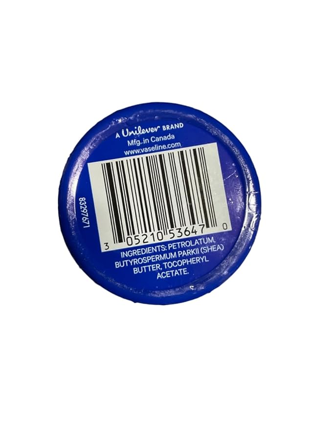 Vaseline Therapy Lip Balm Tin, Original, 0.6 Ounce (Pack of 3)