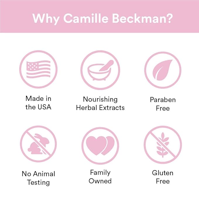 Camille Beckman Hand and Body Duet Set, Silky Body and Glycerine Hand Cream, Glycerine Rosewater