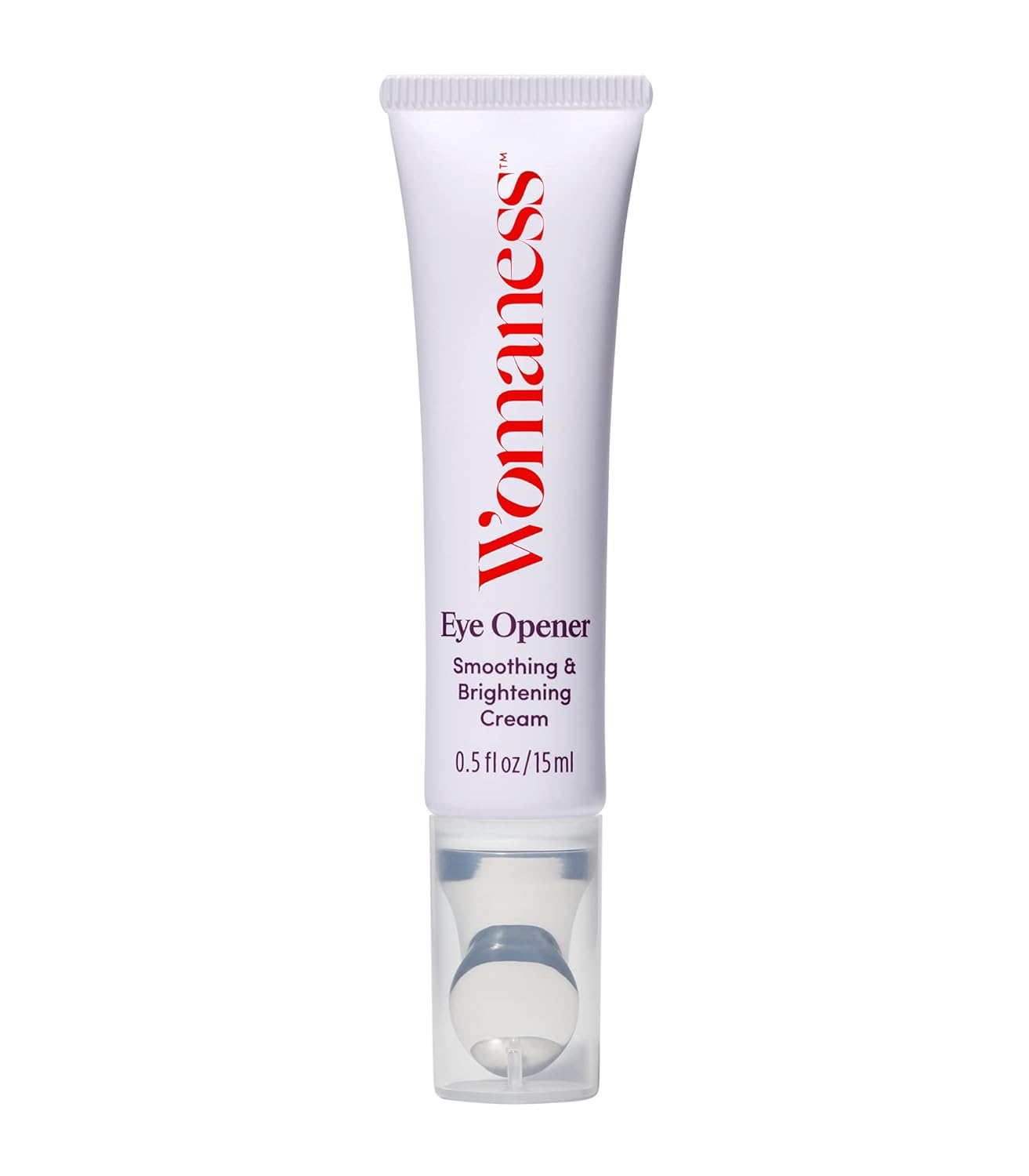 Womaness Eye Opener Anti Aging Eye Cream - Hyaluronic Acid & Bakuchiol Alternative Retinol Eye Cream for Dark Circles and Puffiness + Red Algae Extract to Firm & Revitalize Under Eye Bags (15ml)