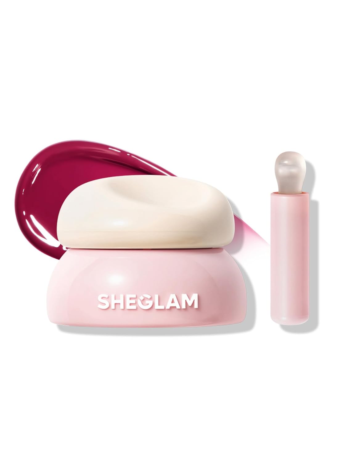 SHEGLAM Hydra Jelly Pocket Lip Jam Hydrating Nourishing Lip Gloss Moisturizing Lip Makeup-Dragonfruit Dew