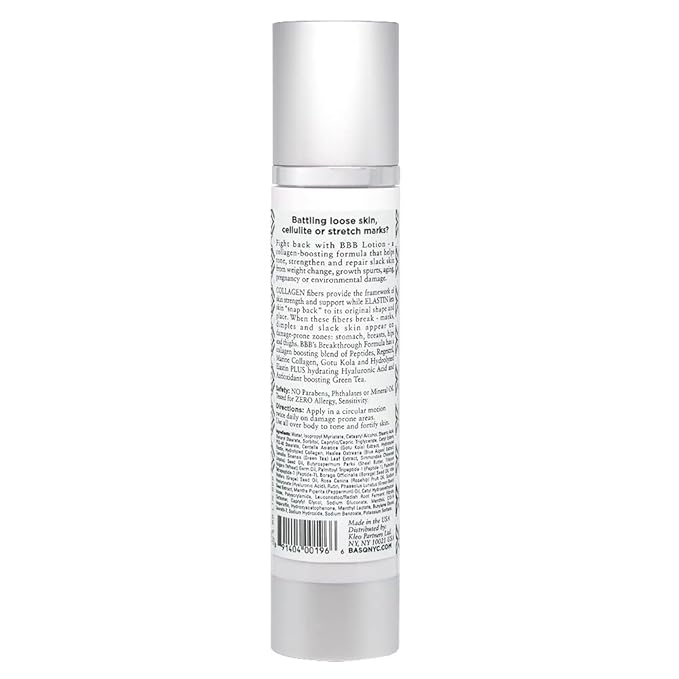 Body Boost NYC Tone and Lift Collagen Lotion- Strengthen and Firm Loose Skin and Stretch Marks- Pregnancy Safe