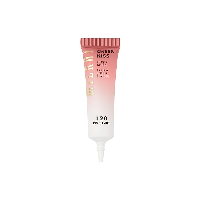 Milani Cheek Kiss Liquid Blush Makeup - Blendable & Buildable, Lightweight Cheek Color (Pink Flirt)
