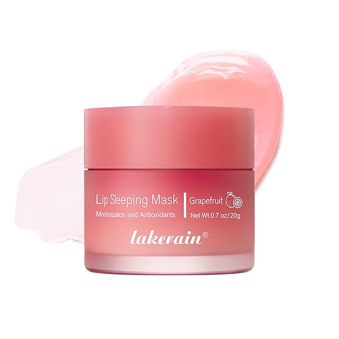 Lip Mask Sleeping,Nourish Hydrate Lip Mask,Lip Oil,Lip Balm, Lip Skin Care,Hydrating, Moisturizing Lip Lines Night Sleep Anti-chapped Lip Cream (Grapefruit)