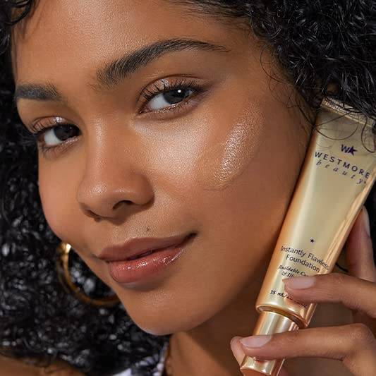 Westmore Beauty Instantly Flawless Foundation - Medium Tan 1.2 oz - Foundation Full Coverage, Makeup Foundation, Liquid Foundation, Best Foundation, Light Foundation Foundation Makeup Full Coverage