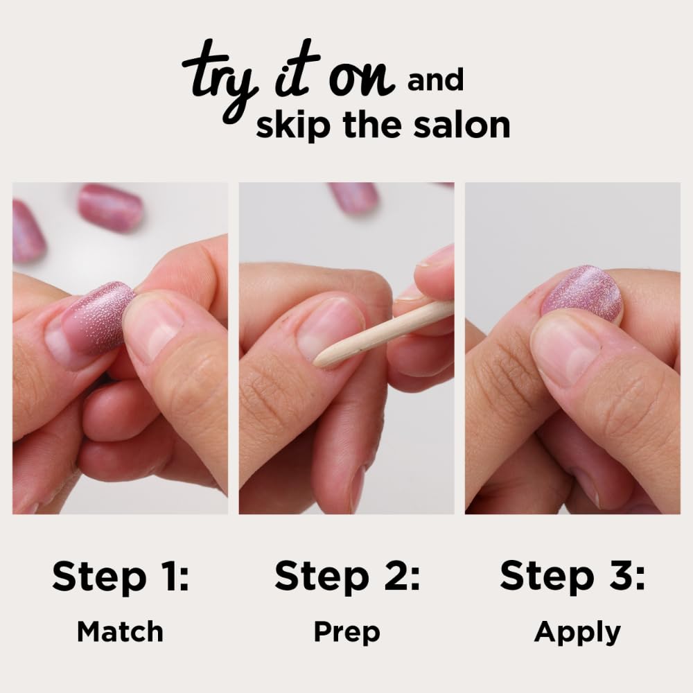 Sally Hansen Instant Cuticle Remover and Salon Effects Lost in the Frost Press On Nails Kit, Nail Care and Manicure Set