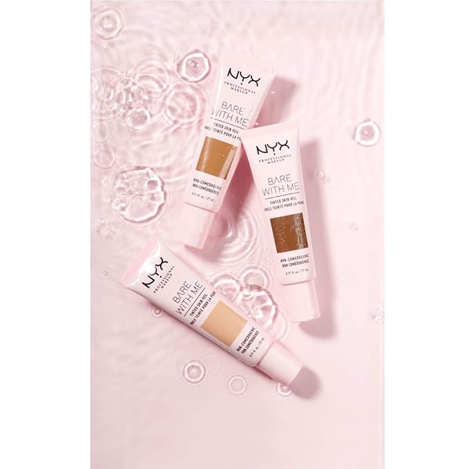 NYX PROFESSIONAL MAKEUP Bare With Me Tinted Skin Veil, Lightweight BB Cream - Pale Light