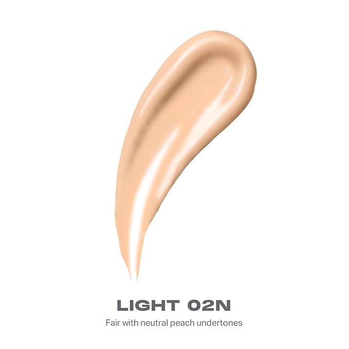 Morphe Lightform Liquid Foundation - Extended Hydration Foundation Makeup with a Lasting, Natural Radiant Finish - Long-Wearing Formula with Buildable, Medium Coverage - Light 02N (1.01 fl oz)