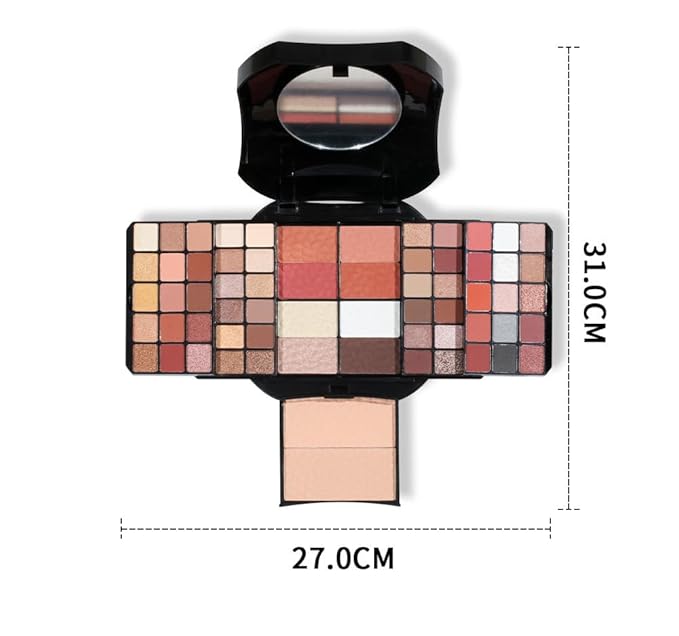 64 Colors cosmetic Kit Makeup Kit For Teens Make up Kits For Girls Makeup Palette Eyeshadow Makeup Mirror For Women Gift