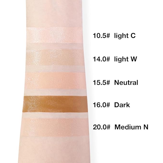 Kaely under Eye Concealer Full Coverage,Waterproof Concealer for Dark Circles,Puffiness,Redness,Cream Foundation Eye Brightener Serum,Color corrector de ojeras,Anti Aging,Natural Matte Finish,light C