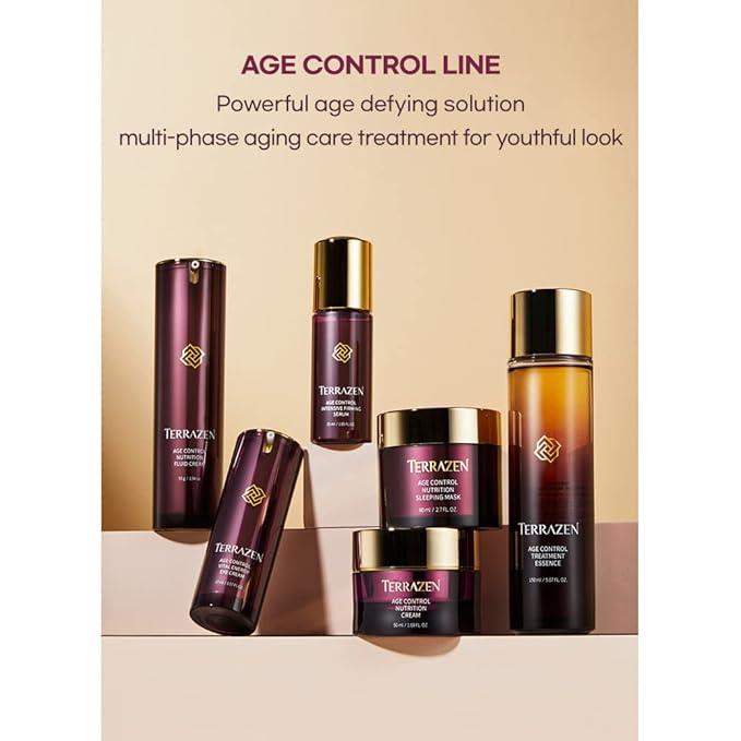 Age Control Vital Energy Eye Cream 0.57 fl. Oz. (17ml), Plant Stem Cell + Real Protein + Hyaluronic Acid + Vitamin infused eye cream, Wrinkle Care Eye cream, K-Beauty